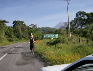 Curtis and Jacob near Colima Volcano